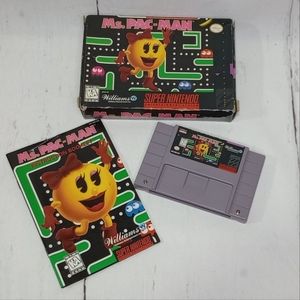 SUPER NES MS. PAC-MAN Vintage